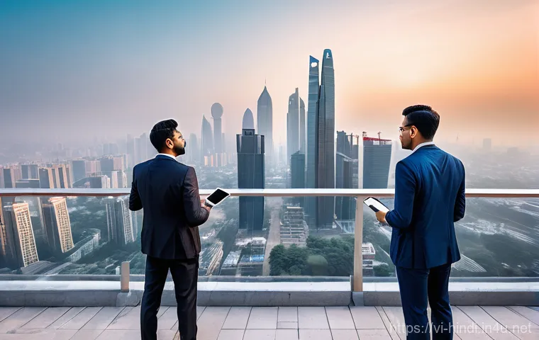 힌디어 경제 뉴스 번역 - **Vibrant Indian Economic Landscape:**
    A wide-angle, optimistic, and dynamic shot of a modern In...