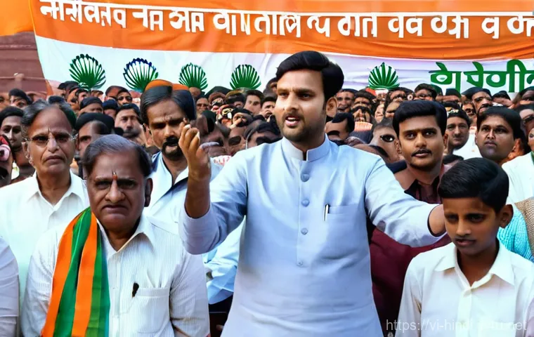 힌디어와 정치 - **Title:** Hindi's Dual Role: Unification and Diversity in Indian Politics
    **Prompt:** A dynamic...